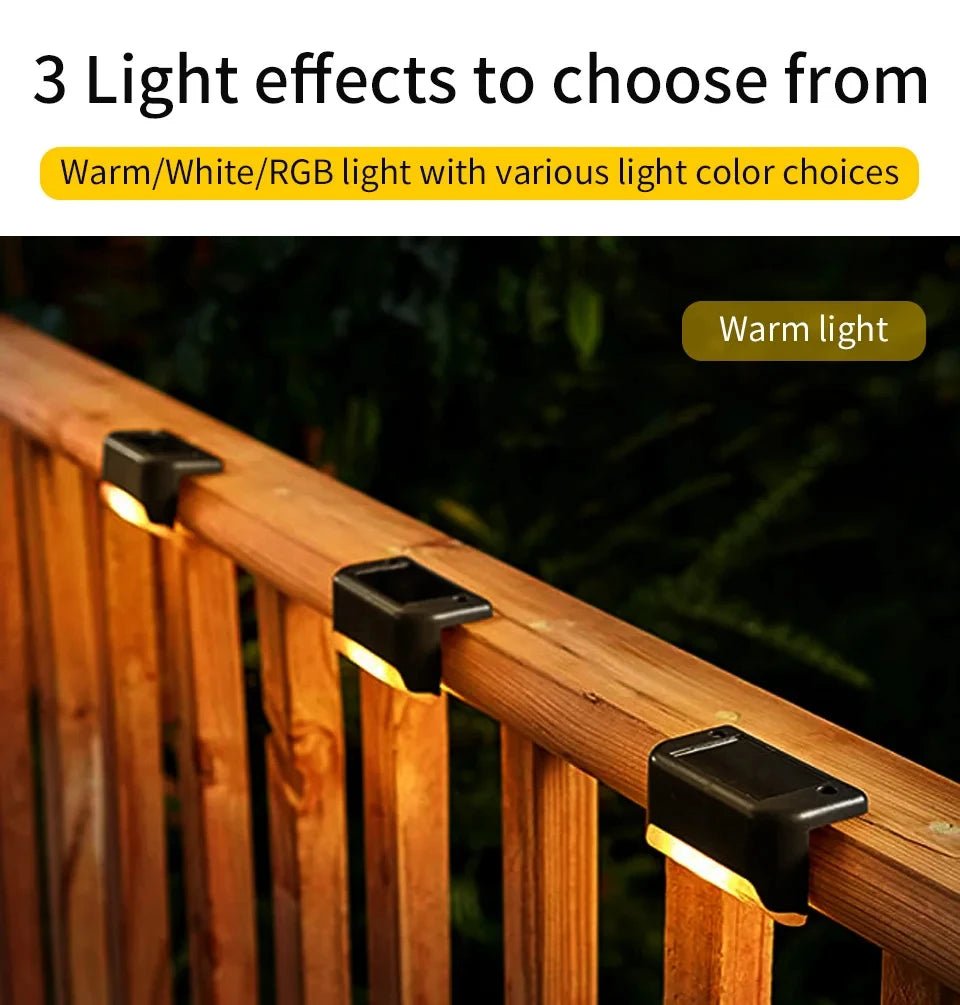 T-Pack Outdoor Solar Deck Lights (Waterproof. LED. Solar)