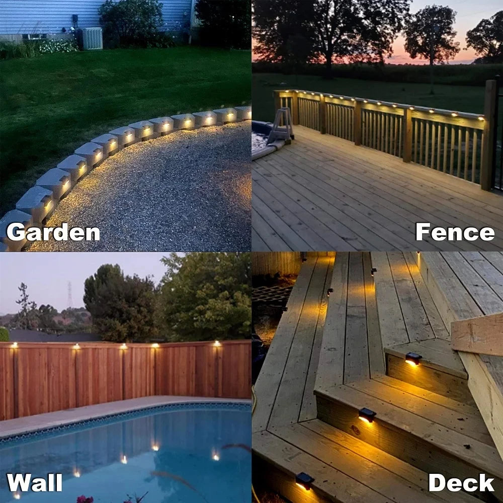 T-Pack Outdoor Solar Deck Lights (Waterproof. LED. Solar)